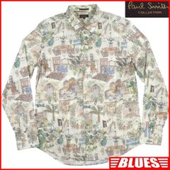希少新品Bevilacqua print shirt ベヴィラクア シャツ M - メルカリ