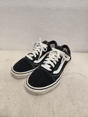 VANS オールドスクール ブラック スウェード スニーカー 240