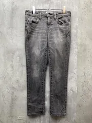 SOMETHING サムシング エドウィン デニムパンツ カジュアル シンプル ヴィンテージ風size27/ブラック ■◇ レディース
