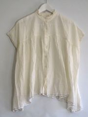 SALE✩.*˚スコットクラブ系列 Vin シアー×ドット柄ブラウス - メルカリ