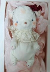 値下げ！ 定価55000円 作家 ぬいぐるみ ハチワレねこちゃん 人形