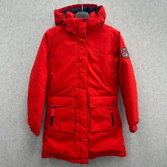 ノースフェイス ダウンジャケット レッド 100 XXL G83 - メルカリ