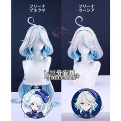 即納】三分妄想 原神 フリーナ プネウマ（白）ver コスプレ ウィッグ