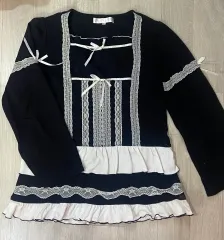 量産型フリルTシャツ ゴスロリ ロリータ 姉ギャル ヴィンテージTシャツ