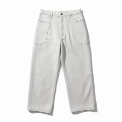 GANRYU/ガンリュウ デニムパンツ サルエル ホワイト コムデギャルソン