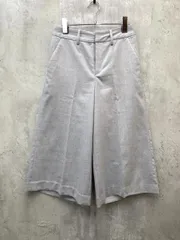 ビューティ&ユース ユナイテッドアローズ センタープレス サキソニー ガウチョ ハーフ パンツ sizeS/グレー ■◇ レディース