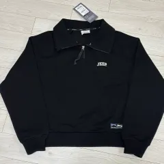 ジープ ハーフジップアップ クロップド スウェット 新品