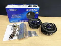 【現状品】 Clarion クラリオン マルチアキシャル3WAY 10cmスピーカー SRT107のサムネイル