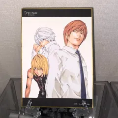 DEATH NOTE(デスノート)原画展 ビジュアル色紙 ニア 夜神 月(ライト) 公式グッズ DEATH NOTE(デスノート) 公式グッズ
