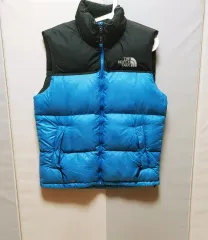 L THE NORTH FACE ザノースフェイス ヌプシ ダウンベスト 700 ダークブルー332