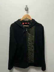 プーマ ブラック フーディー ジップアップ Tシャツ L