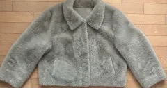 グレー ファー ジャケット
