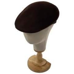 【中古】　KANGOL　ハンチング　帽子　無地　イングランド製　グッズ　古着　/7274