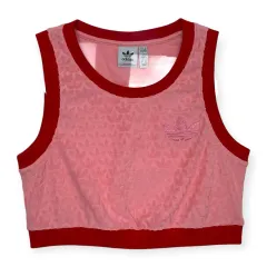 アディダス 70s モノグラム クロップドトップス スリーブレス ノースリーブ Tシャツ