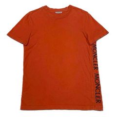 MONCLER 24ss Tシャツ ピクセルロゴ オレンジ S - メルカリ