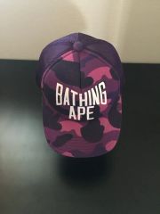 A・BATHING APE ピンク迷彩キャップ 帽子 - メルカリ