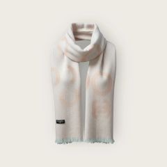出張…様 極美品 CHANEL シャネル ココマーク マフラー シルク カシミヤ
