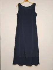 1+1 COMME CA DU MODE) ネイビー シースルー ONE PIECE M
