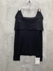 新品 VIS ビス オフショルダーモチモチリブ ニット セーター 上品 フェミニンsizeF/ブラック ■◇ レディース