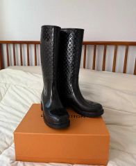 ルイヴィトン LOUIS VUITTON シルエットライン レインブーツ 38 - メルカリ