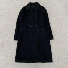 極美品✨ポールスミス アンゴラ混 ベルト付ロングコート 黒 サイズ40