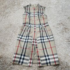 Burberryノースリーブ ワンピース ノバチェック ベルテット - メルカリ