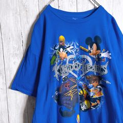 [입수 곤란]Disney Vintage 킹덤 하트 프루 반소매 T셔츠 #9316