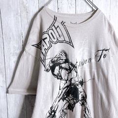 【入手困難】タップアウト TAPOUT 総柄 薄ベージュ 半袖シャツ #208