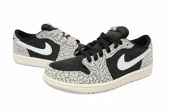 ナイキ NIKE AIR JORDAN 1 LOW OG BLACK CEMENT エア ジョーダン 1 ロー ブラック セメント CZ0790-001 25 ブラック グレー ブランド古着ベクトル 中古 ▲■ 260508