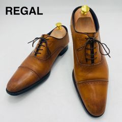 REGAL ブラウン ドレスシューズ 27EEE 定価2.8万 - メルカリ