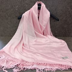 美品✨ロロピアーナ ストール 大判 カシミヤシルク ピンク フリンジ