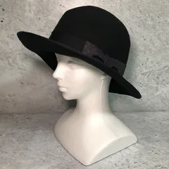【 美品 】 CA4LA カシラ 中折れ ウール ハット ブラック □□