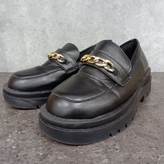 新品未使用】ノーネーム 厚底 チェーン ローファー トラックソール 