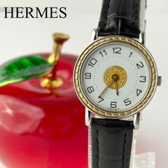 エルメス クリッパー CL4.210 新品ベルト レディース 腕時計 615 HERMES - エルメス クリッパー CL4.210 新品ベルト レディース 腕時計