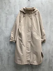 MOTOMACHI Zelal 元町ゼラール 撥水防風 ショールフーディーコート size7AR/ベージュ ■◇ レディース