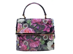 TED BAKER テッドベイカー 花柄 2WAY ハンド ショルダー バッグ 黒 ■■ レディースのサムネイル