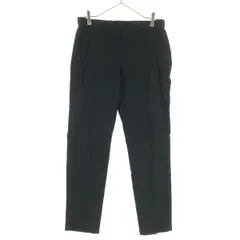 美品 green label relaxing グリーンレーベルリラクシング テーパードパンツ M ブラック レディース 古着