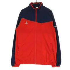 le coq sportif ルコックスポルティフ バイカラー 長袖 トラックジャケット L レッド系 ネイビー メンズ 古着のサムネイル
