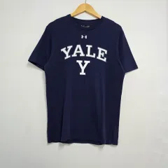 M) UNDER ARMOUR アンダーアーマー YALE イェール ネイビー 半袖Tシャツ