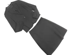 green label relaxing グリーンレーベルリラクシング ユナイテッドアローズ セットアップ ジャケット スカート スーツ size上38 下40/黒 ■◇ レディース