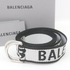BALENCIAGA バレンシアガ ロゴ ナイロンリングベルト55cm BALENCIAGA D リングロゴベルト バレンシアガ未使用 - メルカリ