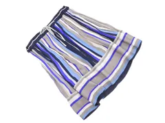 PENNYBLACK ペニーブラック ストライプ Aライン 台形 スカート size38/青 ■◇ レディースのサムネイル