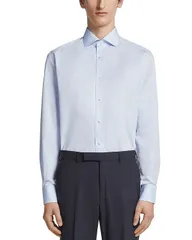 ゼニア メンズ トップス シャツ レギュラーフィット コットン Zegna Centoventimila Cotton Micro Striped Regular Fit Dress Shirt Brのサムネイル