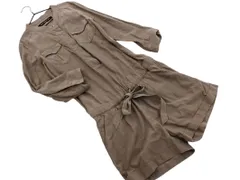 MAISON DE REEFUR メゾンドリーファー リネン混 リボン オールインワン size38/カーキ ■◇ レディースのサムネイル
