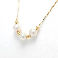 美品 K18ネックレス 真珠 18金ネックレス 40.6㎝ 2.9g A975 - メルカリ