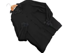 CORDIER コルディア レース ブラウス シャツ size40/黒 ■◇ レディースのサムネイル