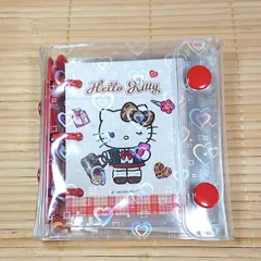 ハローキティ コンパクト ミニバインダーブックプラス 139160/メモ付き 3穴手帳 カワキラ シール帳にも