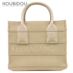 数回使用】 美品 FERRAGAMO ベージュ かごバッグ - メルカリ