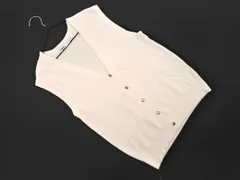 ZARA ザラ ニット ベスト sizeS/白 ■◇ レディース