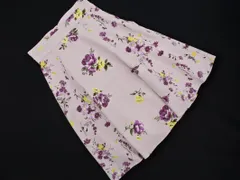 MISCH MASCH ミッシュマッシュ 花柄 フレア スカート sizeXS/ピンク ■◇ レディース